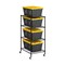 Seville Classics UltraDurable® 4-Tier NSF-Certified Steel Tote Shelving
